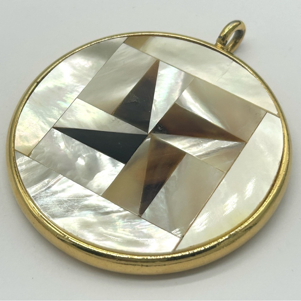 Givenchy Vintage 1977 Mother of Pearl Pendant